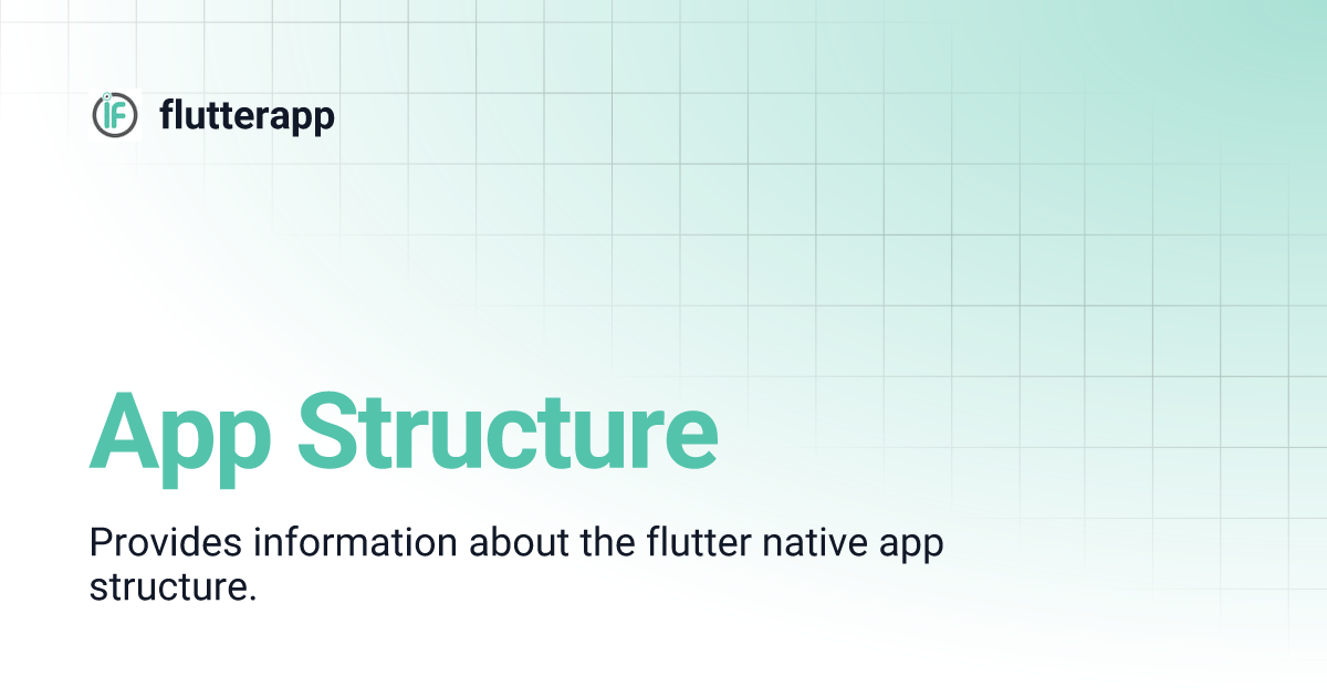 App Structure | flutterapp